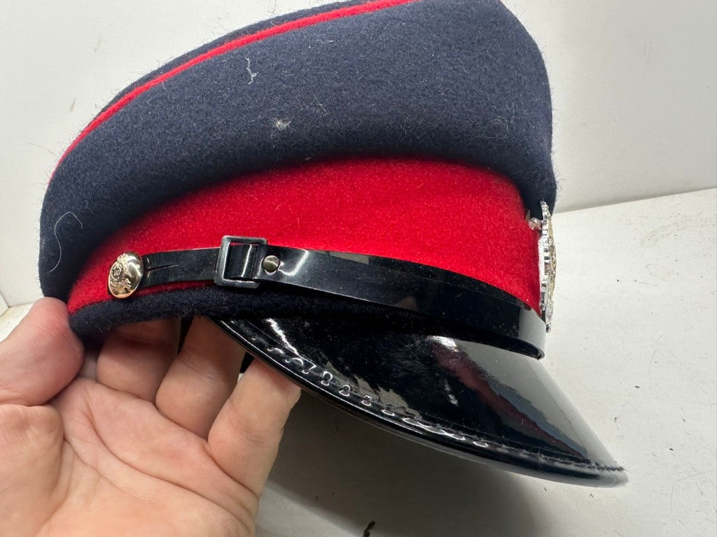 Genuine British Army Peaked Dress Cap - Adjutant General's Corps - Size 52cm - The Militaria Shop