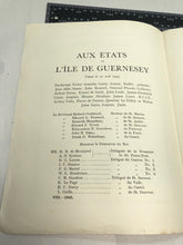 Load image into Gallery viewer, Guernsey Historic Paperwork - Deliberations sur le Billet D&#39;etat - 1945
