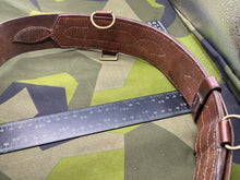 Load image into Gallery viewer, Original British Army Officer&#39;s Sam Browne Leather Belt - Approx 32&quot; Waist - The Militaria Shop
