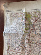 Original WW2 British Army GSGS OS Map of England & Wales - Torquay - The Militaria Shop