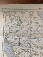 Original WW2 British Army GSGS OS Map of England & Wales - Mouth of the Humber - The Militaria Shop
