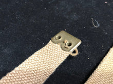 Load image into Gallery viewer, Original WW2 British Army 37 Pattern Khaki L-Straps Webbing - Wartime Dated
