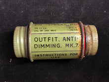 Load image into Gallery viewer, Original British Army GSR Anti-Dimming Mk.7 Cloth Set - 1956 Dated
