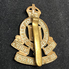 Original WW2 British Army Cap Badge - Royal Army Ordnance Corps - The Militaria Shop