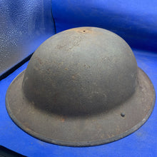 Load image into Gallery viewer, Original WW2 British Army Mk2 Brodie Combat Helmet
