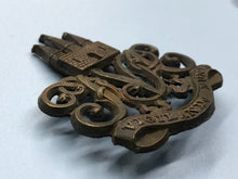 Load image into Gallery viewer, British Army Victorian Kirkcaldy Artillery Glengarry Cap Badge
