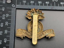 Load image into Gallery viewer, Original WW1 British Army Royal Dublin Fusiliers Cap Badge
