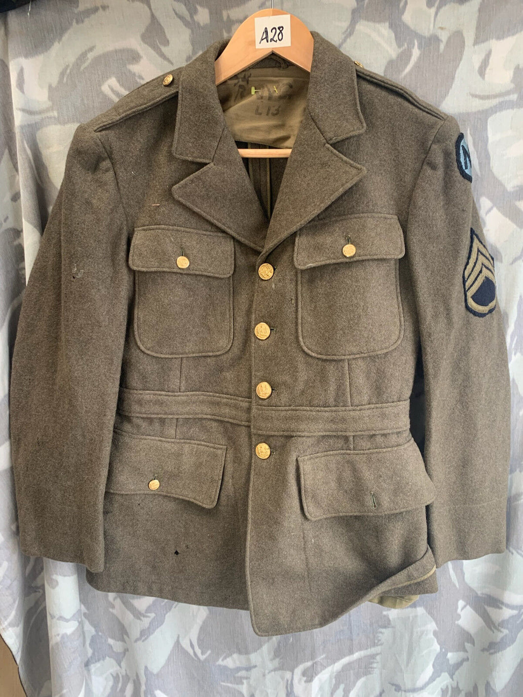 Original WW2 era US Army / New York State Police Vintage Jacket - 39 Regular