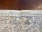 Original WW2 British Army GSGS OS Map of England & Wales - Ripon & Northallerton - The Militaria Shop