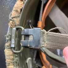 Load image into Gallery viewer, Genuine Dutch Army M53 Euroclone of US M1 Camouflaged Helmet &amp; Liner Set - The Militaria Shop

