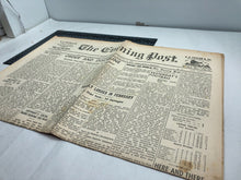 Lade das Bild in den Galerie-Viewer, Original WW2 British Newspaper Channel Islands Occupation Jersey - March 1944
