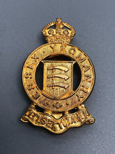 Load image into Gallery viewer, Original WW2 British Army Essex Yeomanry Cap Badge
