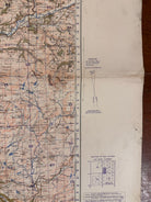 Original WW2 British Army GSGS OS Map of Great Britain - Barmouth & Aberystwtrh - The Militaria Shop