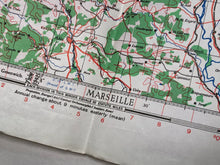 Load image into Gallery viewer, Original WW2 British Army / RAF Map - Lyon France
