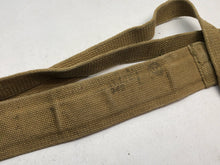 Load image into Gallery viewer, Original Canadian Army WW2 37 Pattern Webbing Shoulder Strap 1943 Dated
