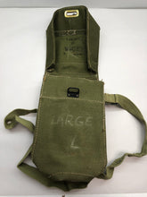 Lade das Bild in den Galerie-Viewer, Original WW2 British Army Assault Lightwieght Gas Mask Bag
