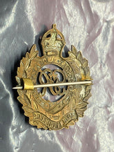 Load image into Gallery viewer, Original WW2 British Army GVI Royal Engineers Cap Badge Made into a Brooch
