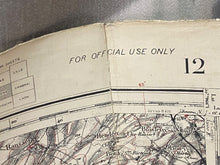 Load image into Gallery viewer, 1912 Dated British Army General Staff Map of AMIENS / ARRAS - Official Use Only
