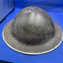 Load image into Gallery viewer, Original British Army Mk2 Combat Helmet - Untouched WW2 Example
