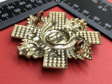 Load image into Gallery viewer, Original WW2 British Army Highland Light Infantry Scottish Cap Badge
