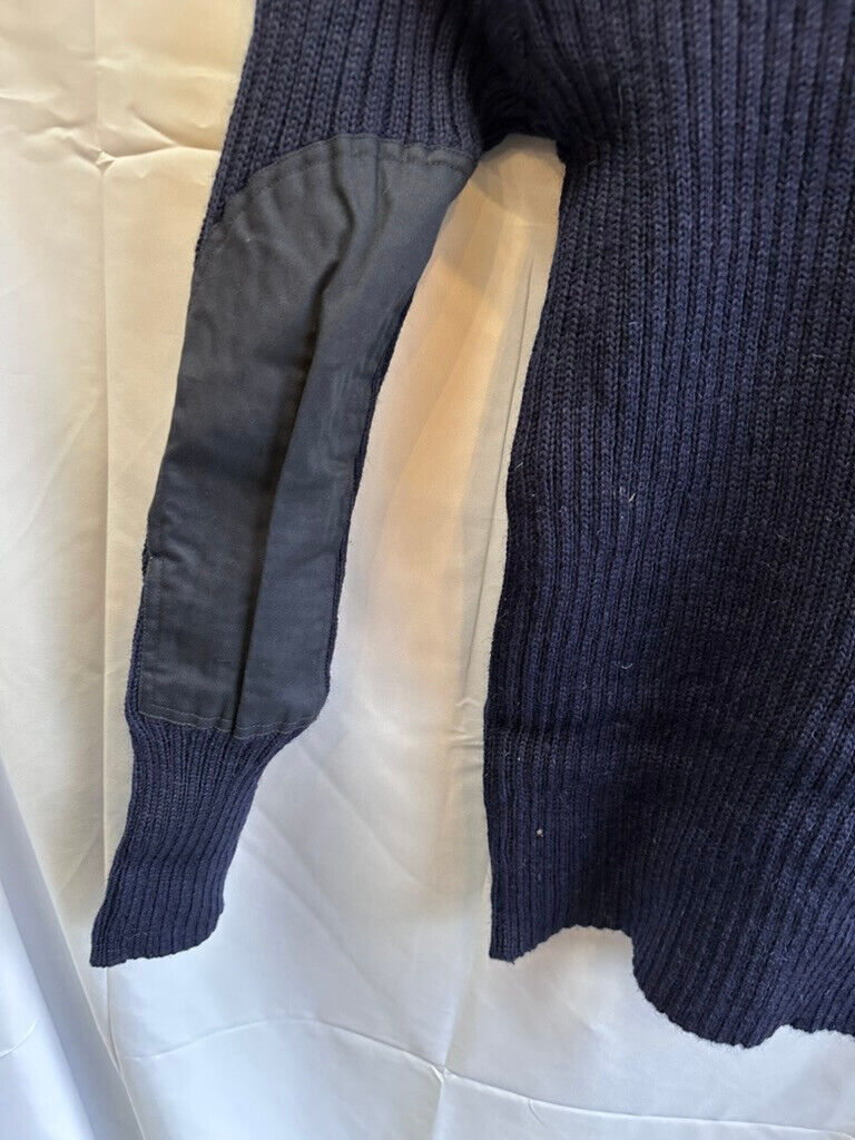 Genuine British Royal Navy Commando Heavy Pull Over Jumper - Size 94cm Chest - The Militaria Shop