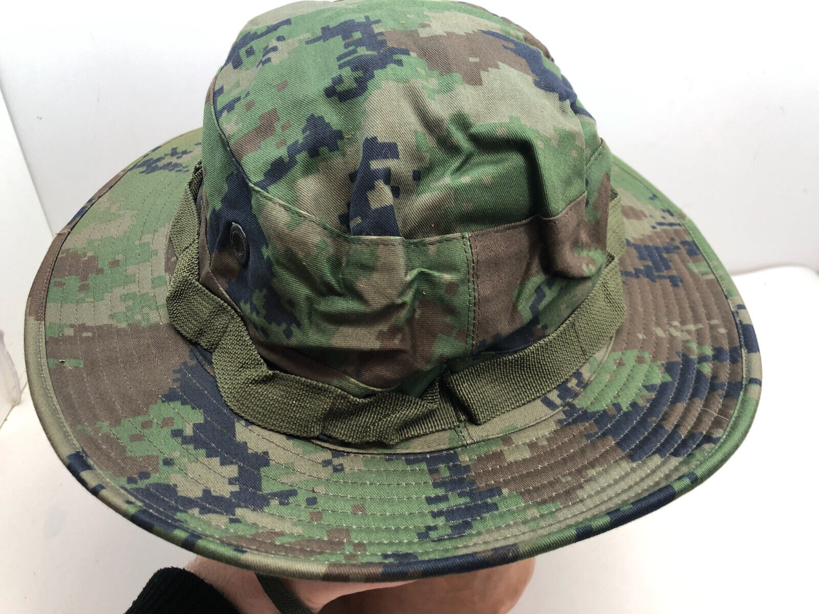 Genuine US Army Digital Jungle Camouflage Boonie Sun Hat Type II - Size 7 - The Militaria Shop