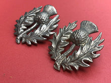 Load image into Gallery viewer, Original WW2 British Army Scots Guards Collar Badges
