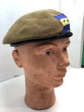 Charger l&#39;image dans la galerie, Genuine British Army Khaki Guards Regimental Beret Hat - Size 60cm
