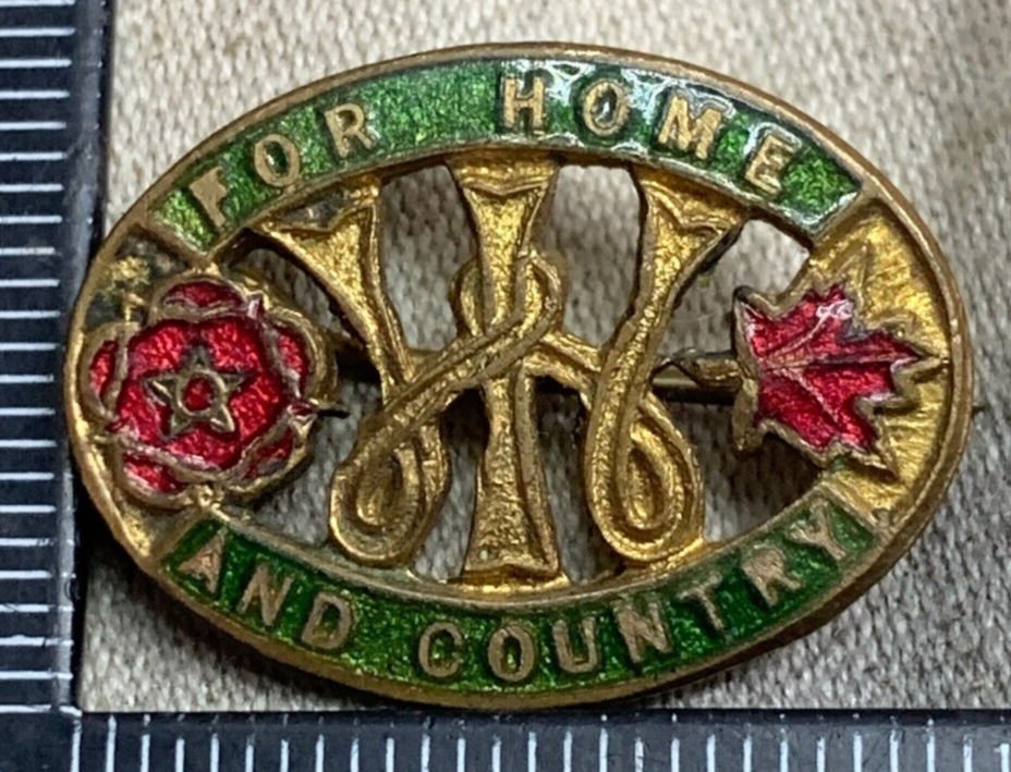 Original WW2 British Women's Institute for Home and Country Federation Badge