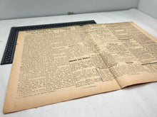 Charger l&#39;image dans la galerie, Original WW2 British Newspaper Channel Islands Occupation Jersey - November 1944
