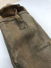 Lade das Bild in den Galerie-Viewer, Original WW2 British RAF 37 Pattern Webbing Bren / Universal Pouch Wartime Dated
