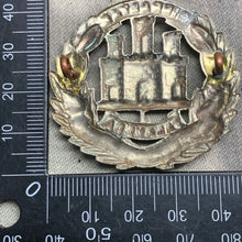 Load image into Gallery viewer, Original WW2 British Army Cap Badge - Northamptonshire Regiment
