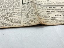 Load image into Gallery viewer, Original WW2 British Newspaper Channel Islands Occupation Jersey - August 1941
