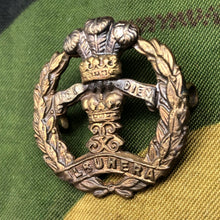 Load image into Gallery viewer, Original British Army WW2 Collar Badge - Middlesex Regiment - The Militaria Shop
