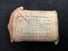 Load image into Gallery viewer, Original WW2 British Civil Defence Service Plain Wound Dressing - Rare Variation
