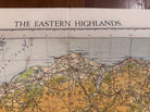 Original WW2 British Army RAF Navy Base Map of Scotland - The Eastern Highlands - The Militaria Shop