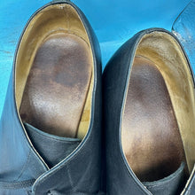 Lade das Bild in den Galerie-Viewer, Austrian Army Black Leather Officers Dress Shoes - Size EU 47 - UK 12 - US 12.5 - The Militaria Shop
