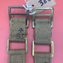 Load image into Gallery viewer, Original WW2 British Army 37 Pattern Webbing Brace Adaptors Pair
