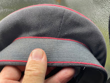 Load image into Gallery viewer, 1967 German Military Peaked Cap - Army Officer Bamberger Made - Size 55cm - The Militaria Shop
