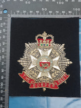 Load image into Gallery viewer, British Army Bullion Embroidered Blazer Badge - The Border Regiment
