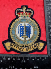 Load image into Gallery viewer, British RAF Royal Air Force Fighter Command Bullion Embroidered Blazer Badge
