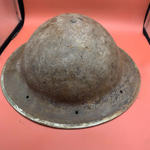 Charger l&#39;image dans la galerie, Original WW2 Mk2 British Army Brodie Combat Helmet
