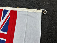 Load image into Gallery viewer, Large Size Original British Royal Navy White Ensign - WD Marked 1986 - Chatham
