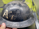 Original WW2 British Home Front Warden's / Civil Defence Helmet - Marked - The Militaria Shop