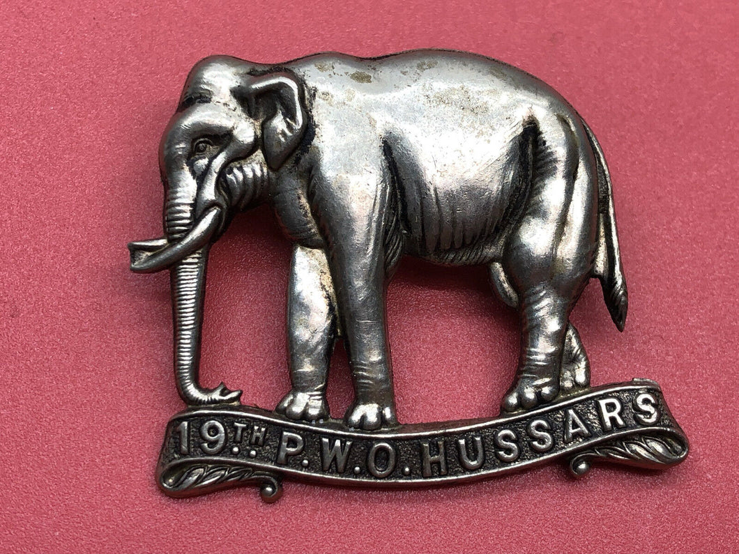 Original British Army 19th Hussars (Princess of Wales's Own) Cap Badge