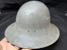 Load image into Gallery viewer, Original WW2 British Civil Defence Civillian Zuckerman Helmet - 1941 Dated
