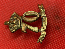 Load image into Gallery viewer, Original British Army Victorian Era - 70th The Surrey Regiment Cap Badge

