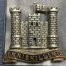 Load image into Gallery viewer, Original WW1 British Army Cap Badge - 6th (Inniskilling) Dragoons
