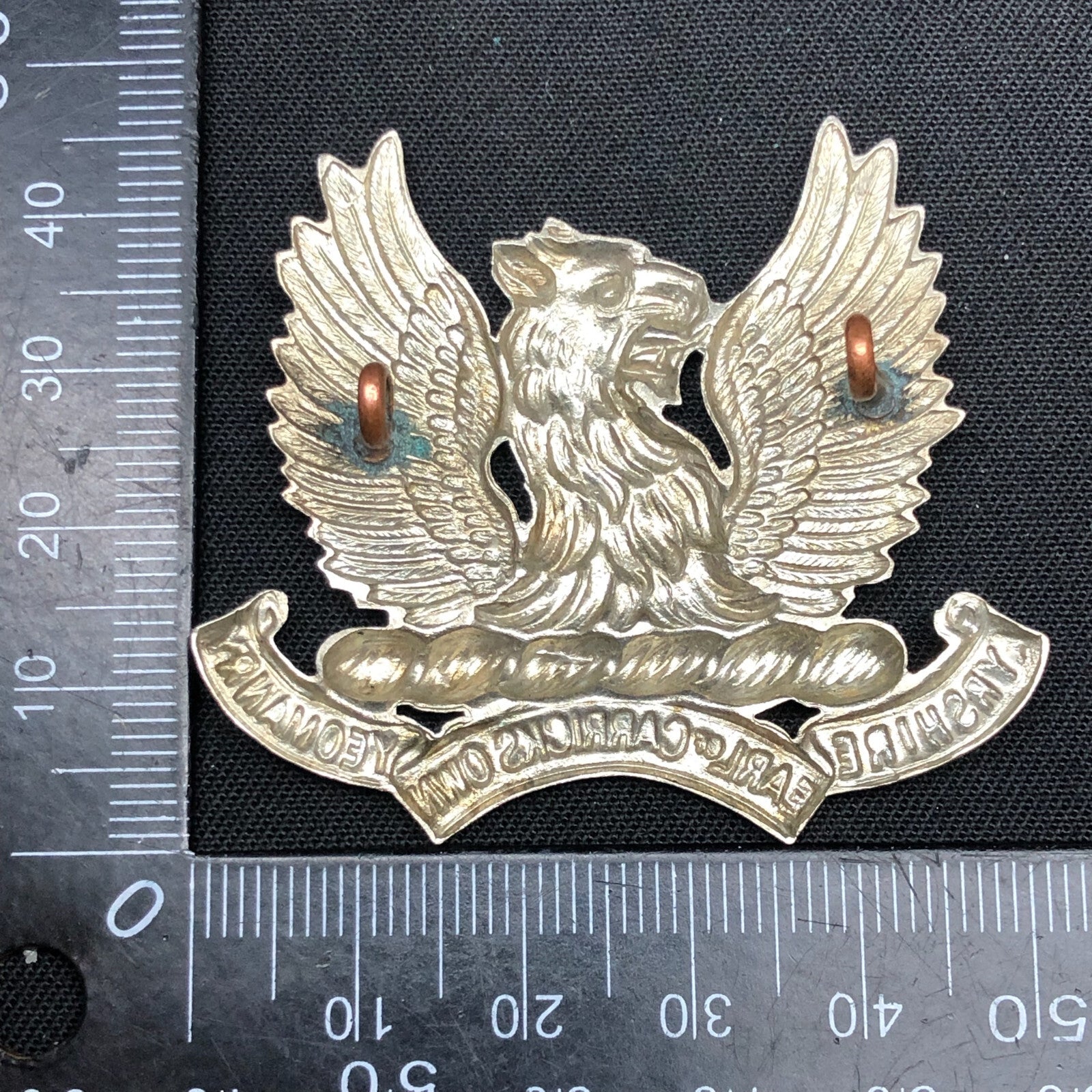 WW1 British Army Ayrshire (Earl of Carrick's Own) Yeomanry Cap Badge - The Militaria Shop