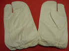 Original WW2 British Army Gunners Winter White Gloves - Dated 1941 - The Militaria Shop
